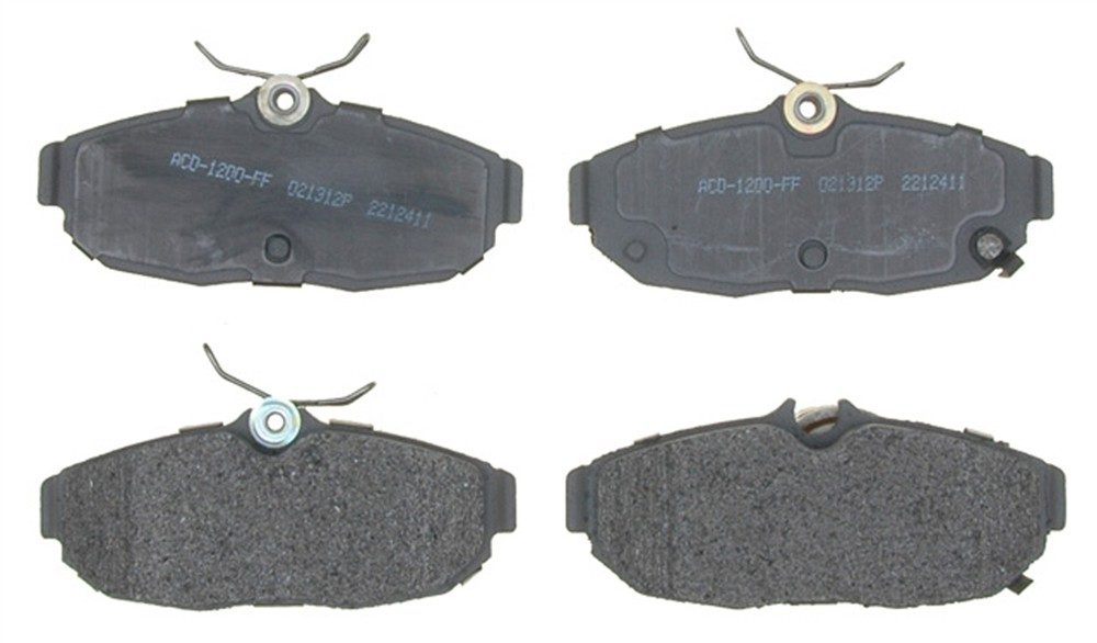 AC Delco Silver Rear Brake Pads 14D1562M